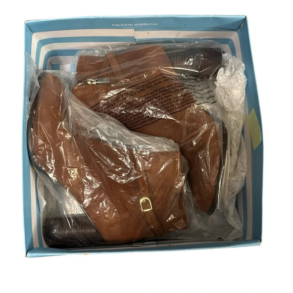 Draper James Tegan booties in cognac - size 10 NWT - Picture 6 of 8